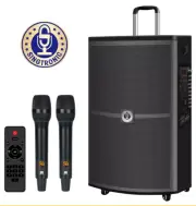Singtronic BT-1500DSP Portable 1500W Karaoke Speaker Free: 2 x Wireless Mics