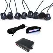 Car Reverse Backup Radar Monitor Detector Kit Black Parking Sensor Sound Alarm (for: Kia)