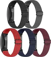 Elastic Watch Band Compatible with Fitbit Inspire 3/Fitbit Inspire 2/ Inspire/Inspire HR/Fitbit ace 2/Fitbit ace 3, Soft Nylon Sport Breathable Wristband Replacement Straps For Women Men Kids