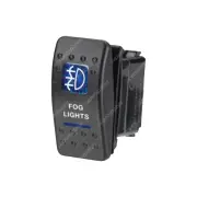 Narva 12V Illuminated Off/On Sealed Rocker Switch Fog Lights Symbol Blue