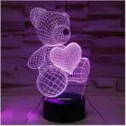 Night Light 3D lamp 7 Colors Changing Smart Touch