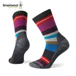 【SMARTWOOL 美國】戶外運動女美麗諾羊毛襪 減震徒步襪 土星環-黑色 S/M SW001298001