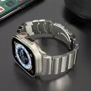 New Titanium Strap Bracelet For Apple Watch Band Ultra 8 7 Luxury Wrist 49mm