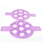 2Pcs Non-stick Pancake Pan Egg Maker Egg Mold Ring Kitchen Baking Cooking T TOH