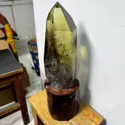 12LB Top Natural Citrine Quartz Obelisk Crystals Tower Point Wand Reiki Healing