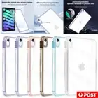 For iPad 10/9/8/7th Gen Pro 12.9 Air 11 13 2024 Shockproof Clear Back Case Cover