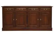 CT Tasmania Solid Timber 4 Door 4 Drawer Buffet