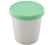 Ice Cream Containers for Homemade Ice Cream- Reusable Ice Cream Storage Containers for Freezer-Green