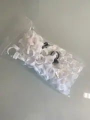 75 PCS Dual + Single Well Ring Cup for Lash Glue +PMU/Tattoo Pigment USA shipped