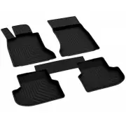 Floor Mats for BMW 5 Series G30 Sedan 2017-23 All Weather Molded Protection Rubb (for: BMW)