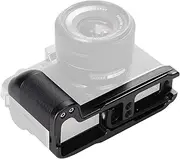 WEPOTO XT200 Hand Grip Camera Bracket Metal Quick Release Base Leather Handle Compatible with Fuji XT200 GP-XT200C