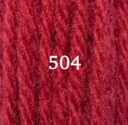 Appleton Tapestry Wool - 11 Yd Skein - Scarlett Red Tone Color 504