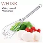 Stainless Steel Egg Beater Mixer Manual Egg Mixing Whisk Whisk Mixer Kitchen