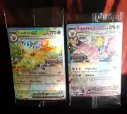 Espeon ex 034/131-Leafeon Prismatic Evolutions Stamped Promo-UNOPENED
