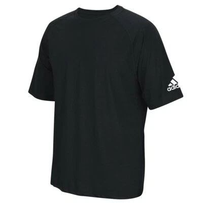 Adidas Men's Climalite Performance Black T-Shirt