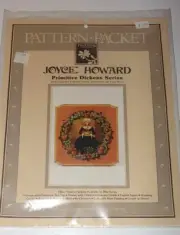 Joyce Howard Primitive Dickens Series Pattern Packet Lady with Plum Pudding 1986