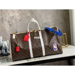 二手Louis Vuitton LV xNBA Basketball Keepall 55 旅行袋 M45587