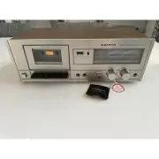 VINTAGE Sanyo Model RD-8 Simulated Wood Stereo Cassette Deck *NEW OLD STOCK