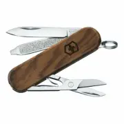 Victorinox Classic SD Swiss Army Knife Wood Pocket Multi Tool Gadget