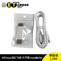 在飛比找蝦皮商城優惠-InFocus Big Tab 大平板 (USB雙母)轉接頭