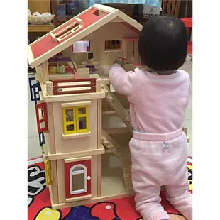 女孩小屋別墅公主房子兒童房玩具屋木制過家家玩具益智大型娃娃家