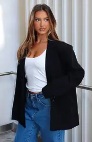 What's His Is Mine Blazer Black