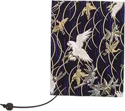 jojofuny Fabric Book Cover Decorative Notebook Protector Book Sleeve with Elegant Wear Resistant Fabric for Students and Readers Easy to Clean