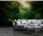 3D Deep Forest Wallpaper Wall Mural Removable Self-adhesive 25