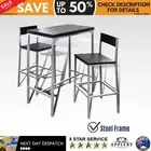 Kitchen Dining Table Chairs Stool Seat Breakfast Bar Set High Table Coffee