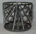 Bath & Body Works 3-Wick Candle Sleeve Holder Halloween SPIDER WEB glitter/gems