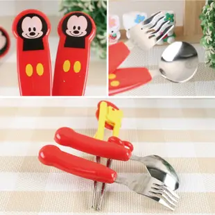 韓國進口 兒童練習筷組合-米奇(2款可選)學習餐具|練習筷|餐具組|Lilfant【麗兒采家】
