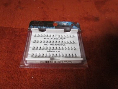 ARDELL DURALASH NATURAL KNOT FREE MEDIUM INDIVDUAL BLACK EYELASHES LOT OF 30