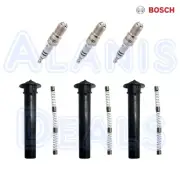 Set of 3 Motorcraft Spark Plugs + 3 Ignition Boots For Ford, Mazda & Mercury (for: Ford)