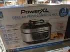 PowerXL GMC01 Grill Air Fryer Combo 6 QT 12-in-1 Indoor Grill, Air Fryer