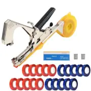 Tying Machine Set Garden Hand Tool For Plant Tying Tape Staple Gun Machine Kit