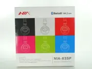 NIA X5SP Wireless 5 in 1 Bluetooth V4.2 wireless headphones color hot pink
