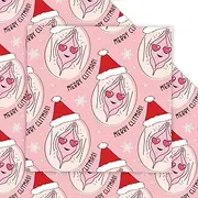 Dtiafu Funny Christmas Wrapping Paper Merry Clitmas Gift Wrap Paper Bulk Folded Flat Inappropriate Women Gift Wrapping Paper for Women Adult Grandma Holiday Birthday (6 Pack)