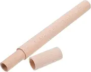 AUTSUPPL Wood Storage Tube: Cylindrical Document Tube With Cap For Certificates And Blueprints Holder Mailing Posters And Art Prints