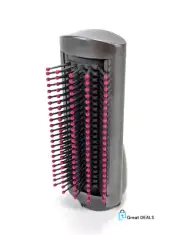 NEW Genuine Dyson Airwrap Small Smoothing Brush Attachment Nickel/Fuchsia
