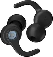 Mumba Reusable Ear Plugs for Sleeping Noise Canceling Hearing Protection Calm, Quiet Silicone Earplugs for Snoring, Airplane, Shooting, Travelling, Hook (Black)