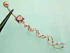 1.20ct 100% REAL BLACK DIAMOND DANGLE BELLY RING, SPECIAL CUT, CERT, DIA TESTER