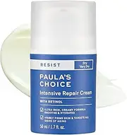 Paula's Choice RESIST Intensive Repair Cream with Retinol, Hyaluronic Acid & Jojoba, Concentrated Anti-Ageing Moisturiser for Dry, Chapped Skin, 50 mL