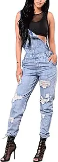 [Legou] Women's Adjustable Strap Denim Overall