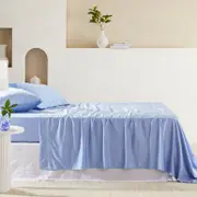 400 Thread Count Blue Bamboo Cotton Sheet Set [HABB400TC15DISA]