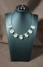 Paparazzi Glow Getter Glamour Black Necklace And Earrings