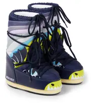 [Moon Boot Kids] Moon Boot Kids Icon Dragon snow boots UK 2 blue