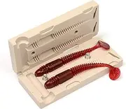 FatFish V35-2C Bait Mold Soft Plastiс Lure Making Injection Mold for Do-It Fishing Lures 3.9"