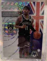 2019-20 Mosaic Kyrie Irving International Men of Mastery Silver prizm