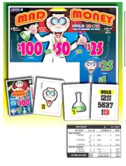 Pull Tab Ticket - Hard Card Tickets - Game- 5 Pack Mad Money