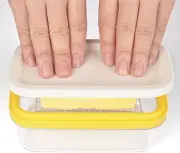 Butter Slicer Cutter Dish Airtight Box Stick Container Airtight Lid for Cheese a